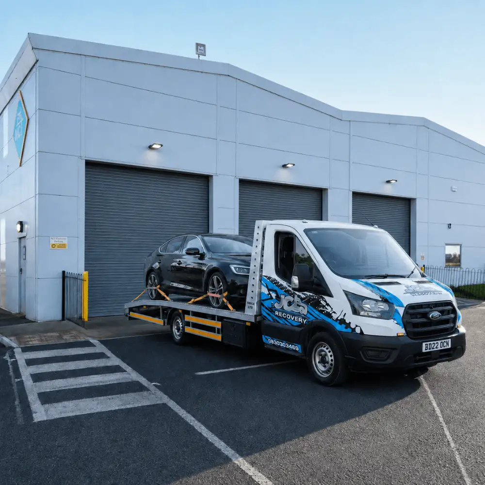NCT Transport Dublin – JC Recovery car collection from an NCT centre