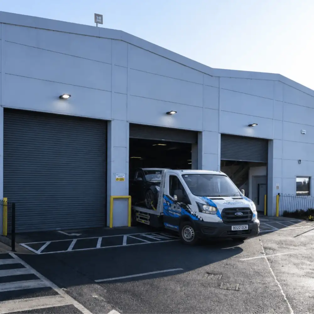 NCT Transport Dublin – recovery truck collecting a vehicle from an NCT centre