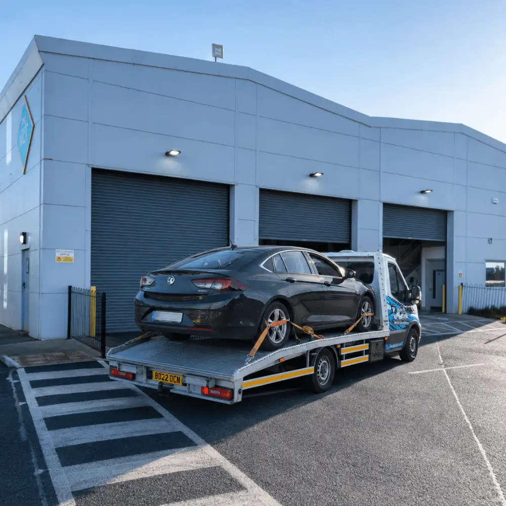 NCT Transport Dublin – car secured for NCT collection and delivery by JC Recovery